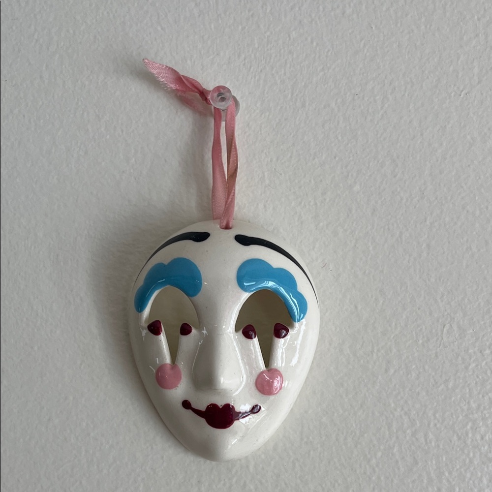 Ceramic Mardi Gras Carnival Mask 1987